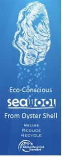 ECO-CONSCIOUS SEAWOOL FROM OYSTER SHELL REUSE REDUCE RECYCLE GLOBAL RECYCLE STANDARD trademark