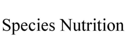 SPECIES NUTRITION trademark