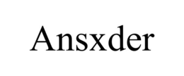 ANSXDER trademark