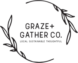 GRAZE + GATHER CO. LOCAL SUSTAINABLE THOUGHTFUL trademark