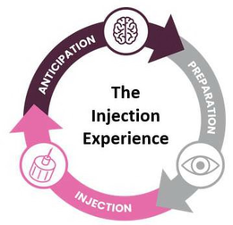 THE INJECTION EXPERIENCE ANTICIPATION PREPARATION INJECTION trademark