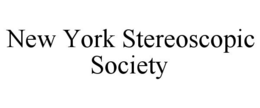 NEW YORK STEREOSCOPIC SOCIETY trademark