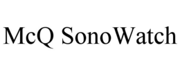 MCQ SONOWATCH trademark