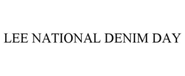 LEE NATIONAL DENIM DAY trademark