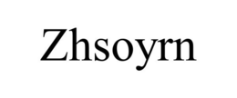 ZHSOYRN trademark