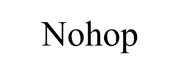NOHOP trademark