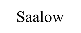 SAALOW trademark