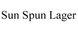 SUN SPUN LAGER trademark