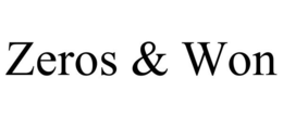 ZEROS & WON trademark