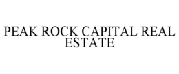 PEAK ROCK CAPITAL REAL ESTATE trademark