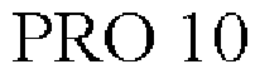 PRO 10 trademark