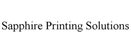 SAPPHIRE PRINTING SOLUTIONS trademark