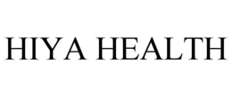 HIYA HEALTH trademark