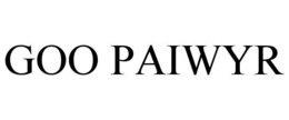 GOO PAIWYR trademark