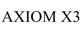 AXIOM X3 trademark