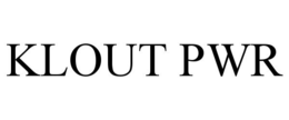 KLOUT PWR trademark