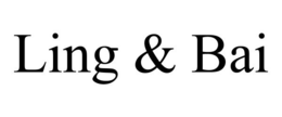 LING & BAI trademark