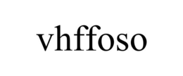 VHFFOSO trademark