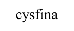 CYSFINA trademark