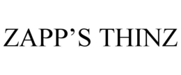 ZAPP'S THINZ trademark