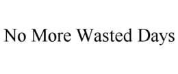 NO MORE WASTED DAYS trademark