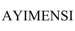 AYIMENSI trademark