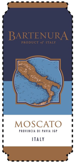 BARTENURA PRODUCT OF ITALY MOSCATO PROVINCIA DI PAVIA IGP trademark