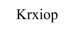 KRXIOP trademark