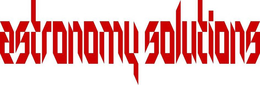 ASTRONOMY SOLUTIONS trademark
