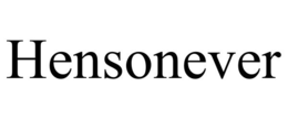 HENSONEVER trademark
