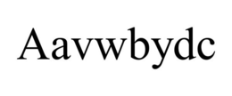 AAVWBYDC trademark