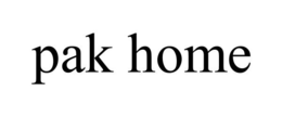 PAK HOME trademark
