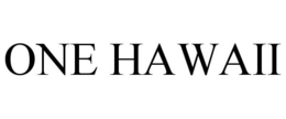 ONE HAWAII trademark
