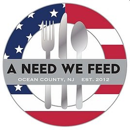A NEED WE FEED OCEAN COUNTY, NJ EST. 2012 trademark