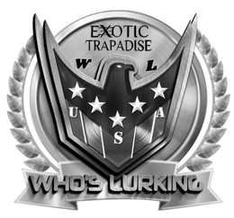 EXOTIC TRAPADISE W L USA WHO'S LURKING trademark