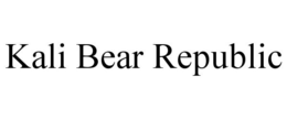 KALI BEAR REPUBLIC trademark