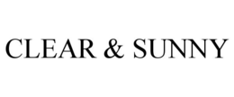CLEAR & SUNNY trademark