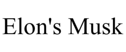 ELON'S MUSK trademark