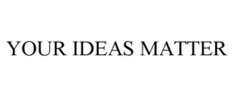 YOUR IDEAS MATTER trademark