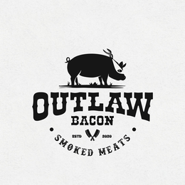 OUTLAW BACON ESTD 2020 ·SMOKED MEATS· trademark