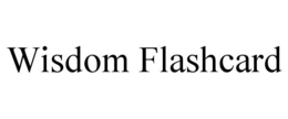 WISDOM FLASHCARD trademark