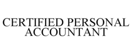 CERTIFIED PERSONAL ACCOUNTANT trademark