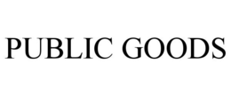 PUBLIC GOODS trademark