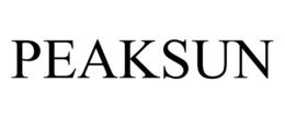 PEAKSUN trademark