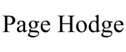 PAGE HODGE trademark