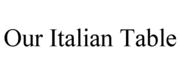 OUR ITALIAN TABLE trademark