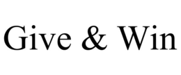GIVE & WIN trademark