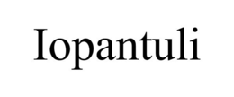IOPANTULI trademark