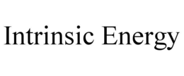 INTRINSIC ENERGY trademark