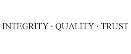INTEGRITY · QUALITY · TRUST trademark